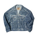 doublet 【ダブレット】 ACID WASH DENIM JACKET INDIGO (24SS07BL182) 24SS 24春夏 トップス ジャケット デニムジャケット インディゴ アシッドウォッシュ