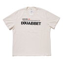 doublet  AI-GENERATED "DOUBLET" LOGO T-SHIRT WHITE (24SS32CS315) 24SS 24春夏 トップス Tシャツ ロゴ ホワイト