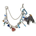 \期間限定!10%OFFクーポン/ doublet|ダブレット KEY CHAIN WITH DOG DOLL BLUE (25AW91AC36) 25AW 25秋冬 キーチェーン アクセサリー 犬