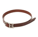 \24H限定!抽選で100%ポイントバック&10%OFFクーポン/ doublet | ダブレット “DB” BUCKLE BELT BROWN (25AW83BT29) 25AW 25秋冬 ベルト