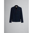 MARNI 【 マル二 】 ディープブルー トロピカルウール製 ブレザー マルニメンディング装飾 (GUMU0067S2TW83900B99) 24AW 24秋...