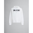 MARNI 【 マル二 】 ホワイト オーガニックコットン製 フーディー ロゴ付き (FUMU0137P2USCX25LOW02) 24AW 24秋冬 【 送料...