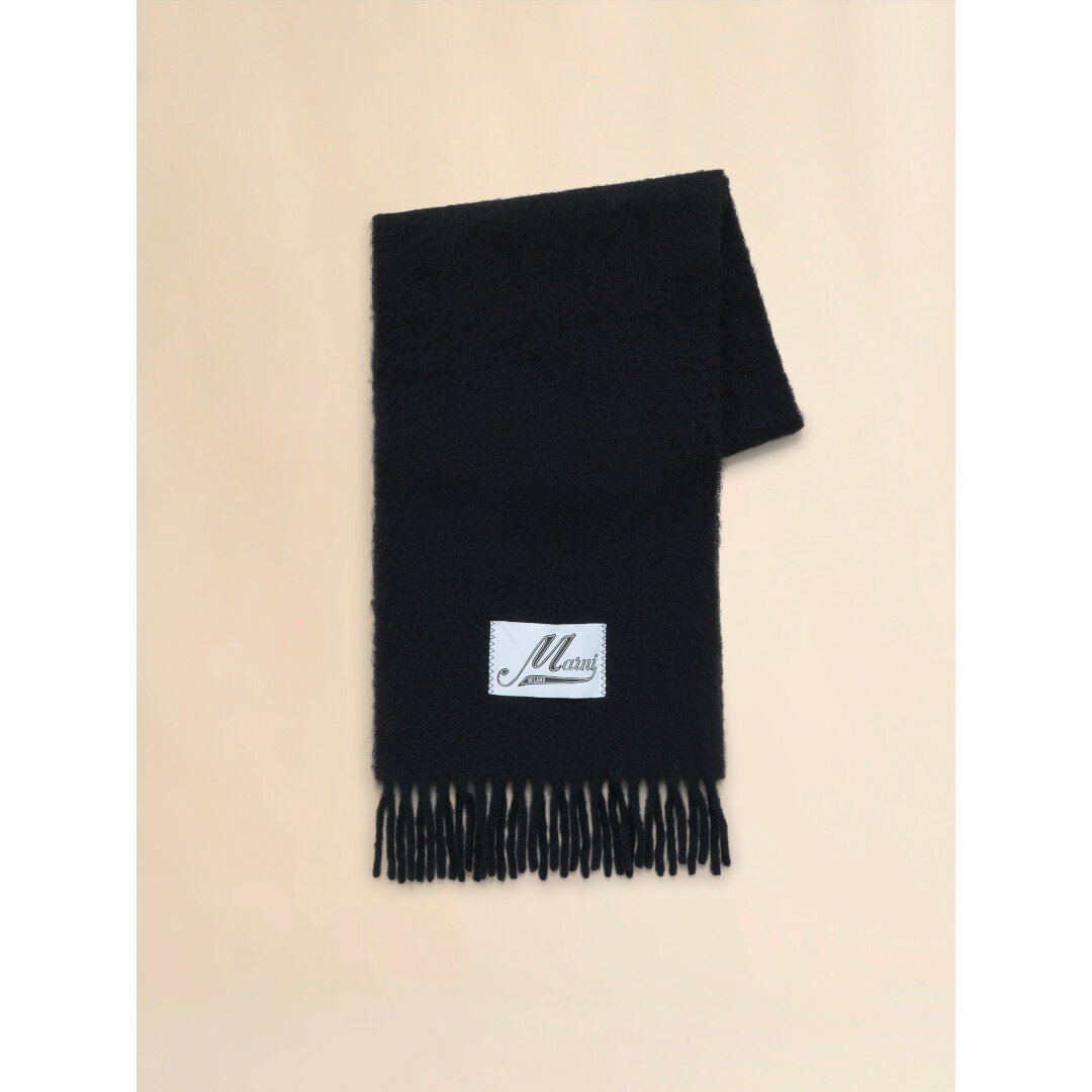 MARNI | マルニ brushed alpaca scarf BLACK (ASZC0005A0UTW9180XN99) 25AW 25秋冬【 送料無料 】 正規..