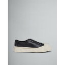 MARNI 【 マルニ 】 ブラック ナッパレザー製PABLOスニーカー ( SNZU002002P272200N99) 24ss 24春夏 【 送料無料 】 ...