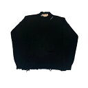\ ポイント10倍&10%OFFクーポン/ MARNI 【 マルニ 】 ダメージコットンニット Black (GCMG0210A0UFC652) 22AW 22...