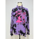 KIDILL 【キディル】 DESTROY PULLOVERKNIT THE LOVE WITCH PRINT (KL811) 24SS 24春夏 トップス づストロイ プルオーバー ニット パープル