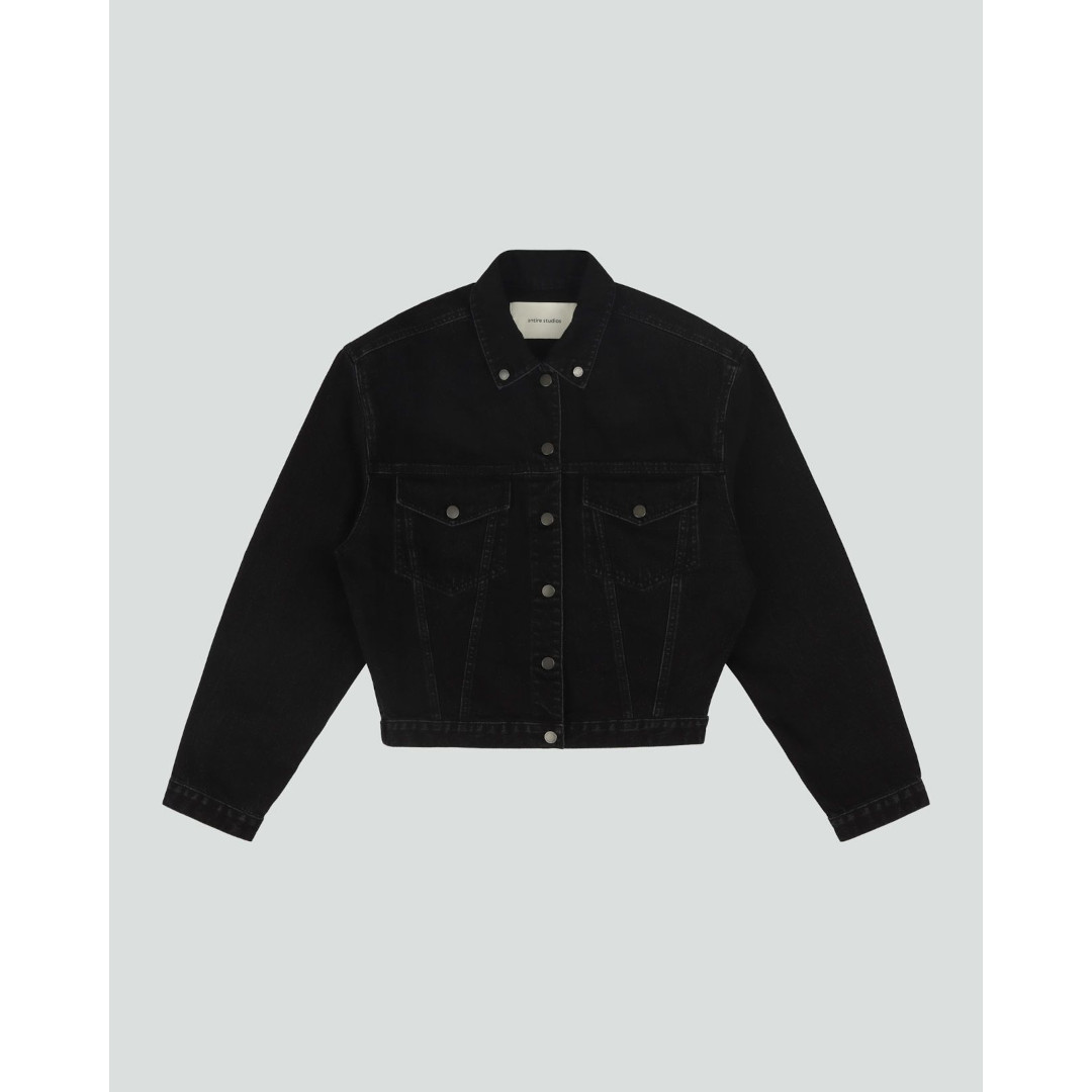Entire Studios | エンタイアスタジオ Shrunken Denim Jacket MAGNETITE (JA03012) 26SS 26春夏 ジャケット アウター デニム デニムジャケット