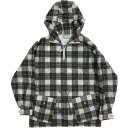 DAIRIKU 【ダイリク】 Check Nylon Anorak Parka White Check (23AW J-4) ナイロン パーカー チェック柄 ホワイトチェック