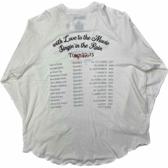 DAIRIKU 【ダイリク】Tour Big Raglan Tee WHITE (24SS C-6) 24SS 24春夏 トップス Tシャツ ラグランTのサムネイル