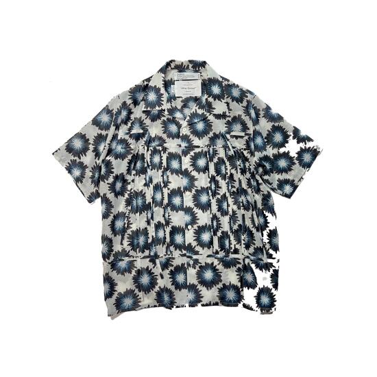 DAIRIKU 【ダイリク】Flower Aloha Shirt White (23SS S-7) 23SS 23春夏シャツ アロハシャツ フラワープリントのサムネイル