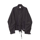 KAMIYA 【カミヤ】Cut-off Mods Coat BLACK G12JK014 24SS 24春夏 コート モッズコート カットオフ ミリタリージャケット