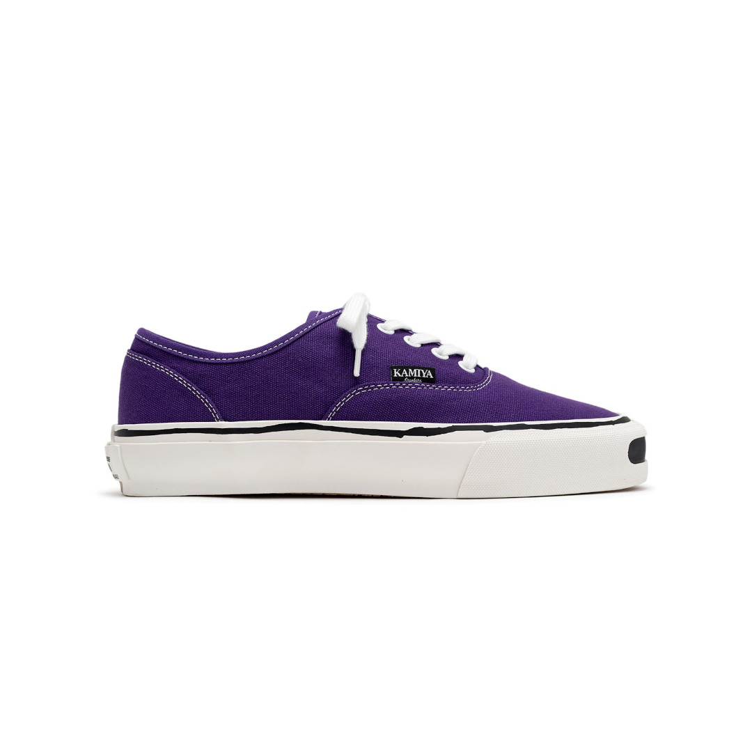 ＼楽天スーパーセール 20%OFF！さらにエントリーでP10倍／ KAMIYA | カミヤ "Herc" Vulcanize Sneaker PURPLE (G11FW701) 25AW 25秋冬 スニーカー