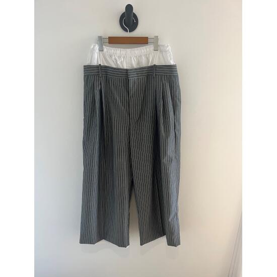 HED MAYNER ڥإɥᥤʡOUBLE WAIST SLACKS PANTS GREY (HMMY30003C HY084B) 24SS 24ղ å ѥ