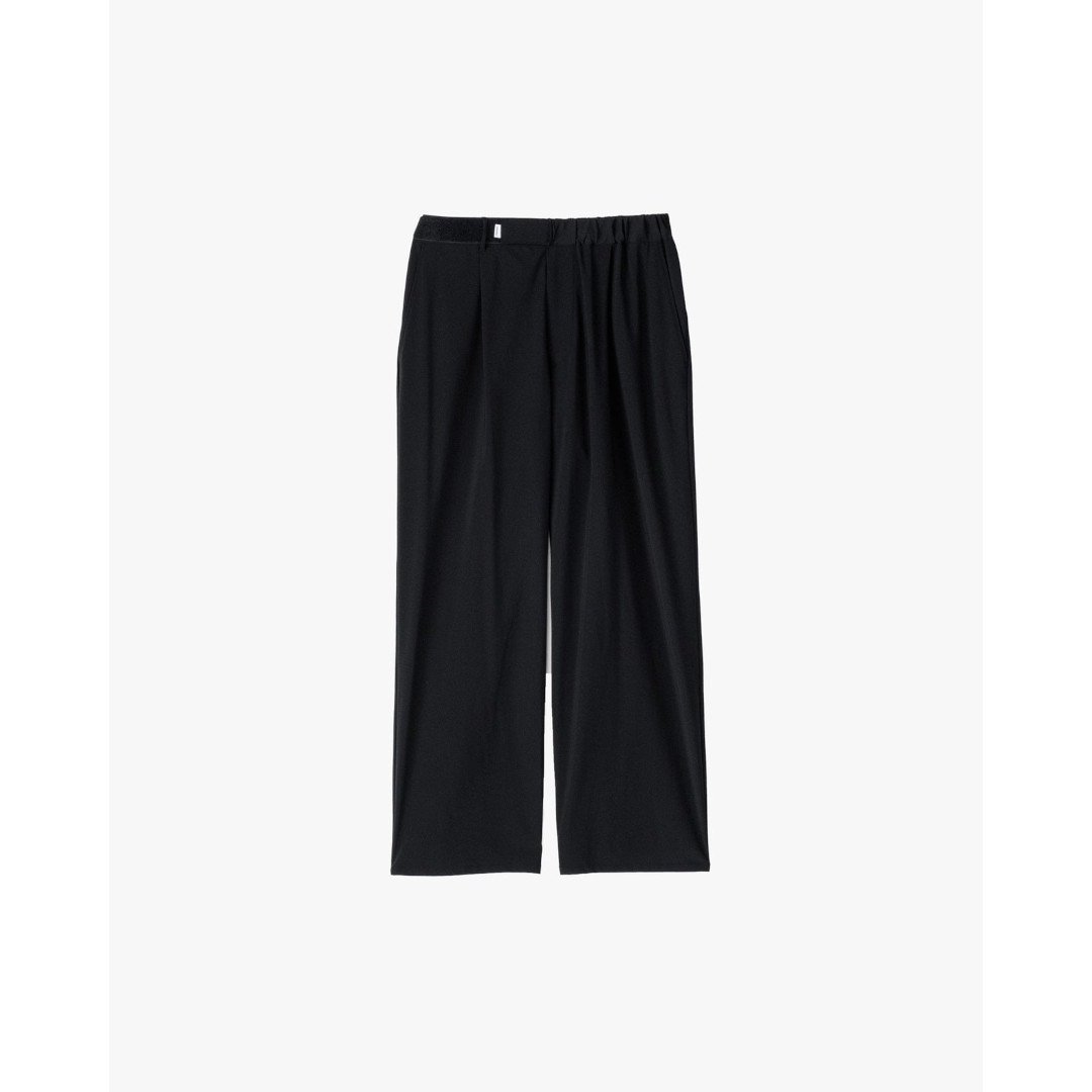 Graphpaper グラフペーパー Solotex Twill Wide Chef Pants BLACK (GM261-40162B) 26SS 26春夏 パンツ シェフパンツ 定番 ボリューム ワイド ストレッチ ツイル ソロテックス