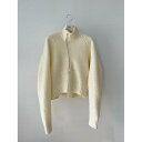 NTN 【エヌティーエヌ】HALF ZIP-UP SWEATEAR 006/WHITE (23-WFW007024) 23AW 23秋冬 トップス ハーフジップ ニット