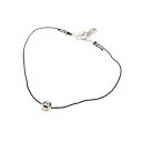 PHINGERIN【フィンガリン】TINY A BRACELET BLACK (PD-251-A-031) 25SS 25春夏 アクセサリー ブレスレット