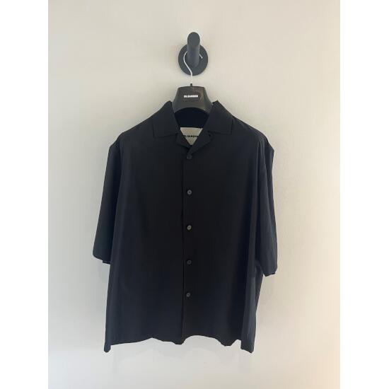 JILSANDERyWT_[zSHORT SLEEVE SHIRT BLACK(j47dl0145) 24SS 24t V Vc