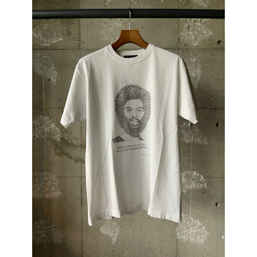 \先着20%OFFクーポン&P10倍/ Lamrof 【ラムロフ】 REVOLUTION... T/WHITE (LM-25SS-CT03) 25SS 25春夏 T シャツ カットソー トップス
