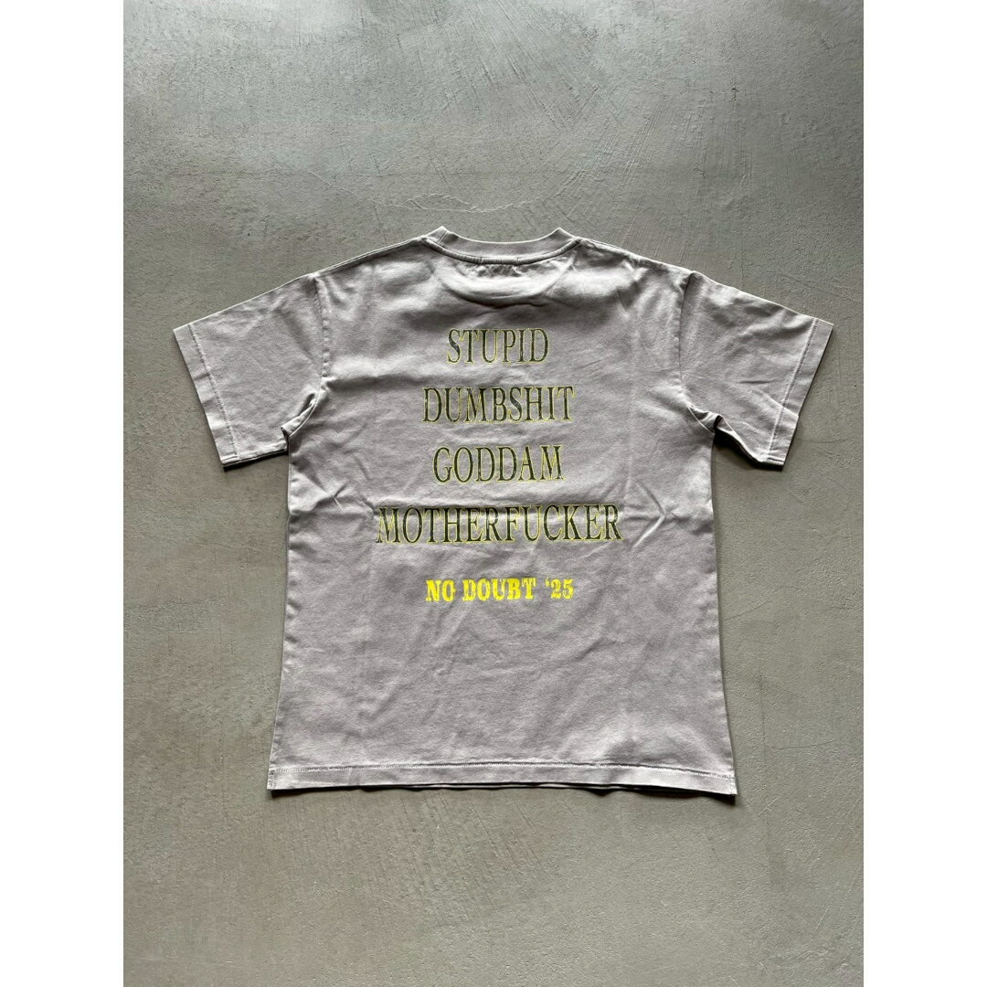 WOKE EDGE|ウォークエッジ Glit Star Tee GRAY (2511-15913-0030203) (0030204) (0030205) 25SS 25春夏 Tシャツ トップス