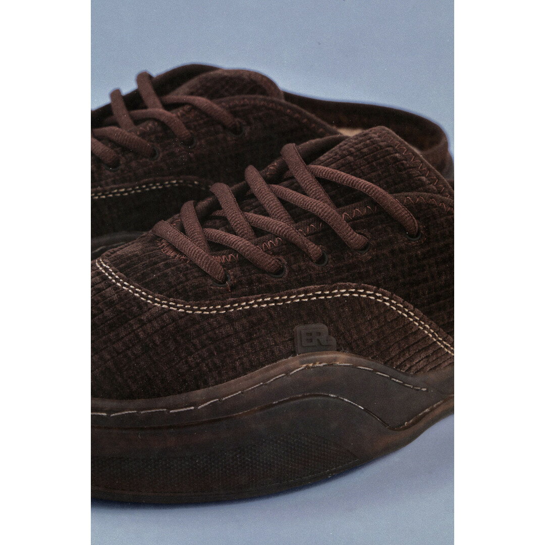 ＼ ブラックフライデー 限定 全品15%OFFクーポン／ ERL| イーアールエル CORDUROY CAMINO SNEAKER MUD (11SH07)【 送料無料 】正規品 正規 ブランド メンズ スニーカー ミュール コーデュロイ