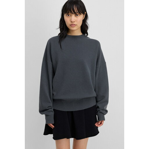 extreme cashmere x | エクストリームカシミア n°355 tes LAKE (355-150-01-TU-01) 25AW 25秋冬 ニット クルーネック セーター ドロップショルダー extreme cashmere x | エクストリームカシミア n°355 tes LAKE (355-150-01-TU-01) 25AW 25秋冬 ニット クルーネック セーター ドロップショルダー