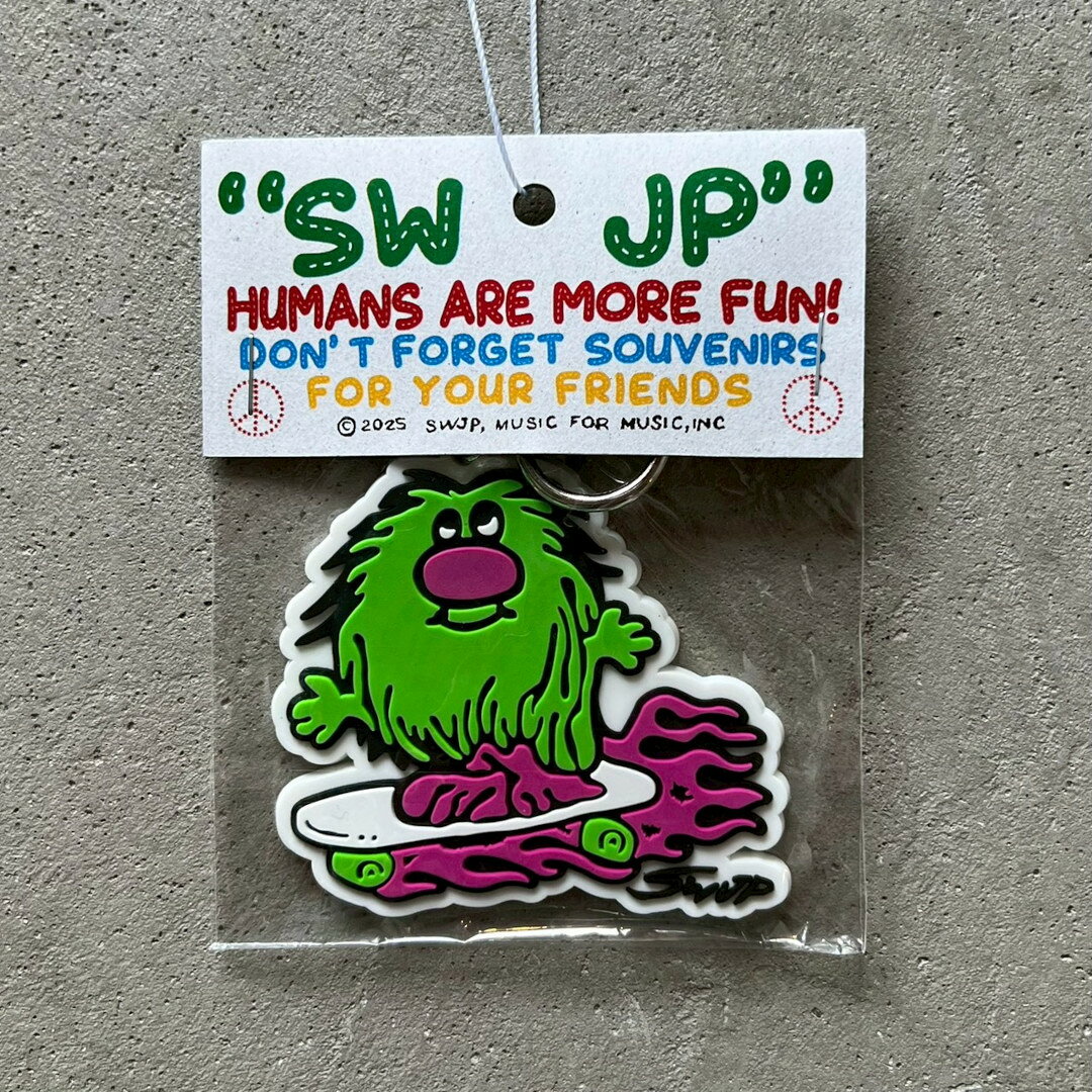 SWJP | エスダブリュージェーピー MOSSY MOE KEYCHAIN GREEN (SW-26SS-46) 26SS 26春夏 キーホルダー キーチェーン アクセサリー 小物