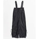 \本日限定100%ポイントバック!?P10倍&10%OFFクーポン/ MAISON SPECIAL 【メゾンスペシャル】2way Suspender Parachute Pants BLK (21251265808) 25SS 25春夏 パンツ サスペンダーパンツ パラシュートパンツ