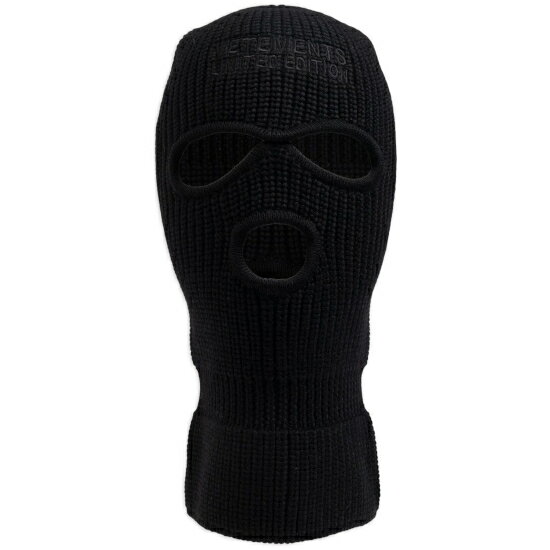 VETEMENTS 【ヴェトモン】LOGO BALACLAVA (UA65MA100B) 24AW 24秋冬 バラクアバ スキーマスク マスク