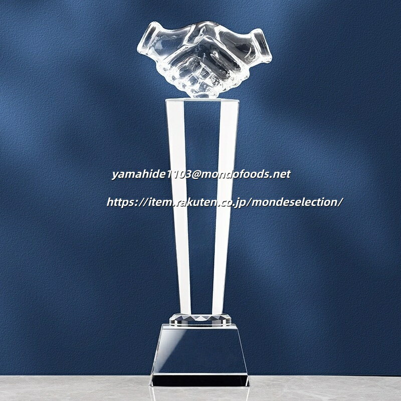文字彫刻無料クリスタルトロフィー 特別な瞬間 贈呈 記念品 デザイン性 華やか 喜ばれ クリスタル 透明..
