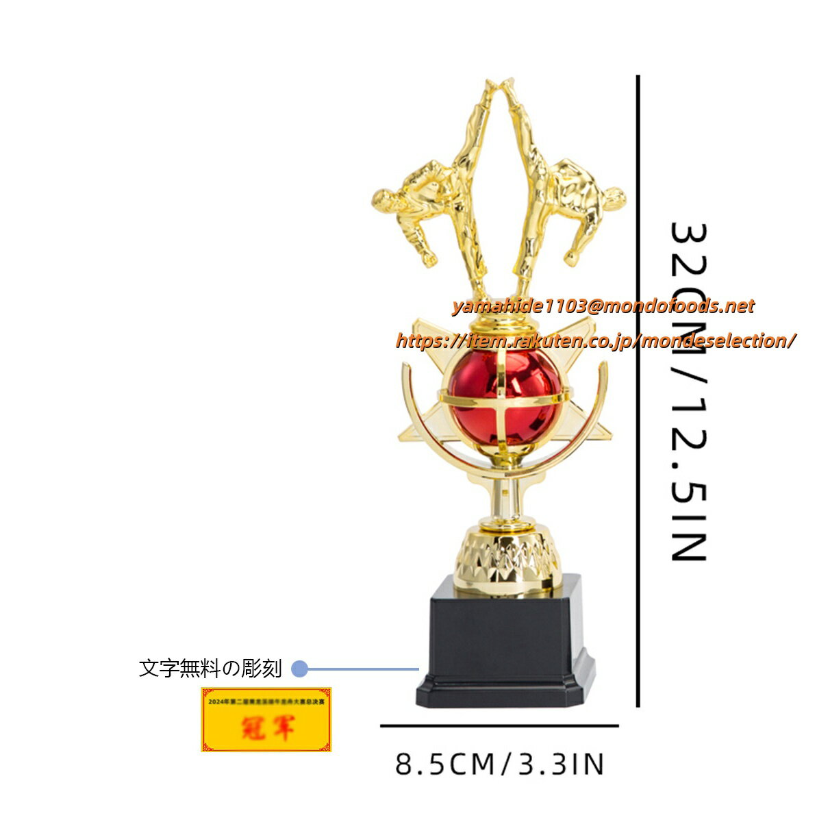 文字彫刻無料 クリスタルトロフィー 空手 柔道 剣道 弓道 アーチェリー ボクシング キックボクシング ..