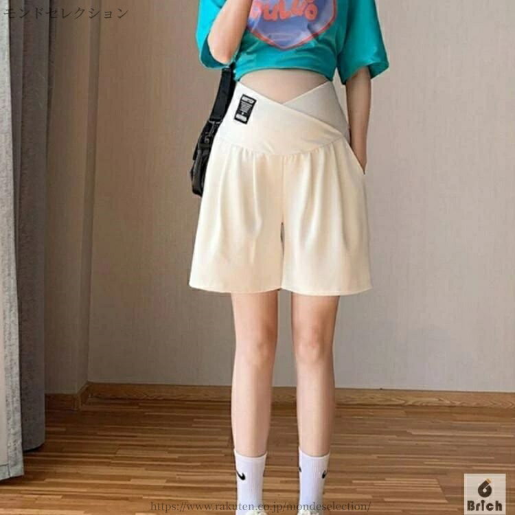 【送料無料】妊婦 2枚 冷感 産前産後兼用 楽ちん 妊娠 ハーフパンツ 涼しい 妊婦 ...