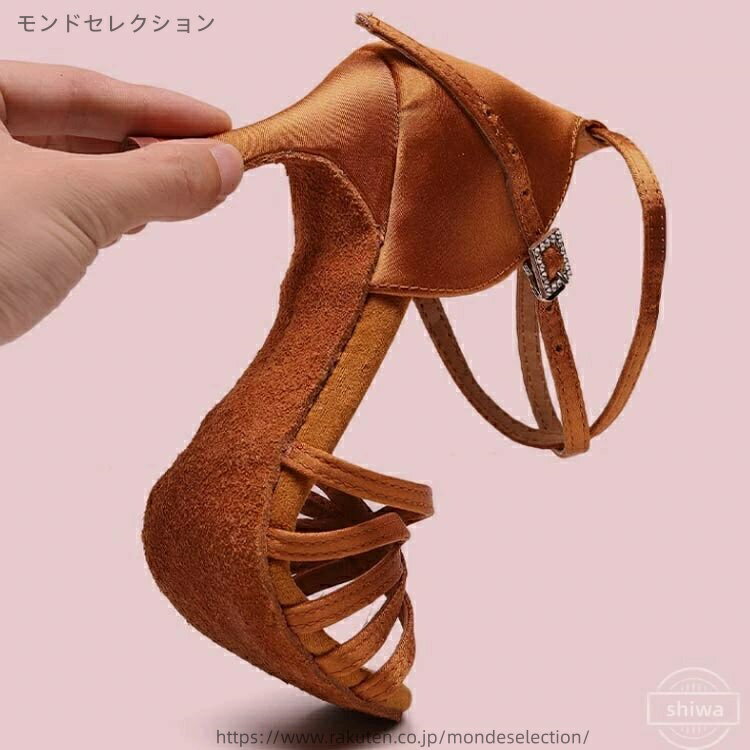 【送料無料】社交ダンス 初心者 5cmヒール 7cmヒール ステージシューズ 女子 シューズ ジュニア キッズ 大人 女の子 ピアノ 3