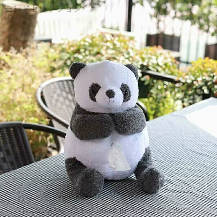 【送料無料】ティッシュボックス ティッシュケース ボックスティッシュカバー ティッシュカバー くま パンダ ぬいぐるみ ケース 可愛い