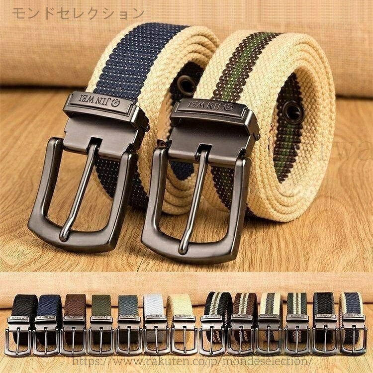 【送料無料】帆布ベルト メンズ レディース 男女兼用 ベルト 大きいサイズ対応 カジュアル 学生 作業用..