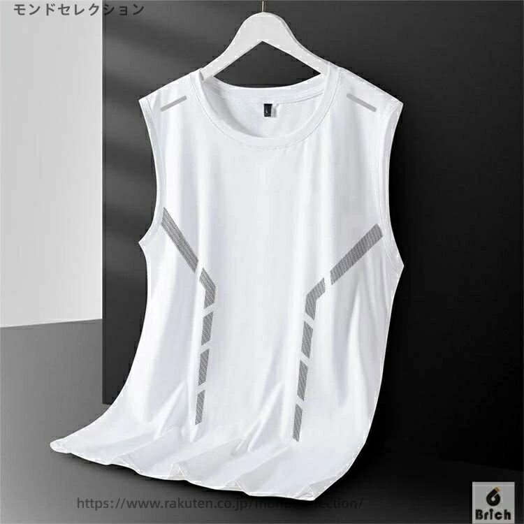 【送料無料】3枚セット シンプル ドライ 接触冷感 メンズ トップス トップス メッシュ 吸汗 速乾 インナー 男性 メッシュtシャツ ノースリー