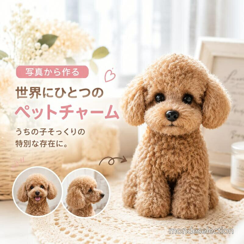 【送料無料】ペット人形 写真から作る 愛犬そっくり 愛猫そっくり うちの子フィギュア ハンドメイド置物 トイプードル ビションフリーゼ ゴールデンレトリバー 大型犬対応 メモリアル 記念品 ギフト