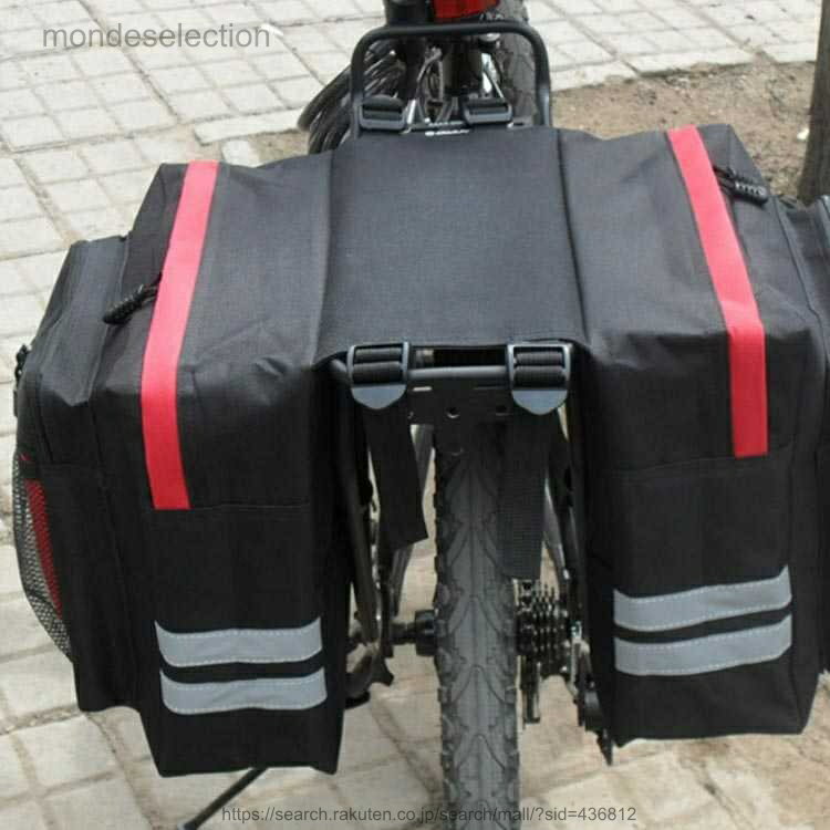 【送料無料】キャリアバッグ 自転車 サイドバッグ 30L 自転車 リアバッグ 防水 自...