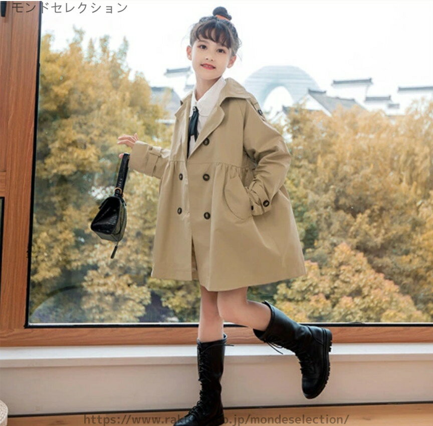 【送料無料】160cm 150cm 140cm 130cm 120cm ママサイズあり カーキ 春秋着 カジュアル スプリング ア..