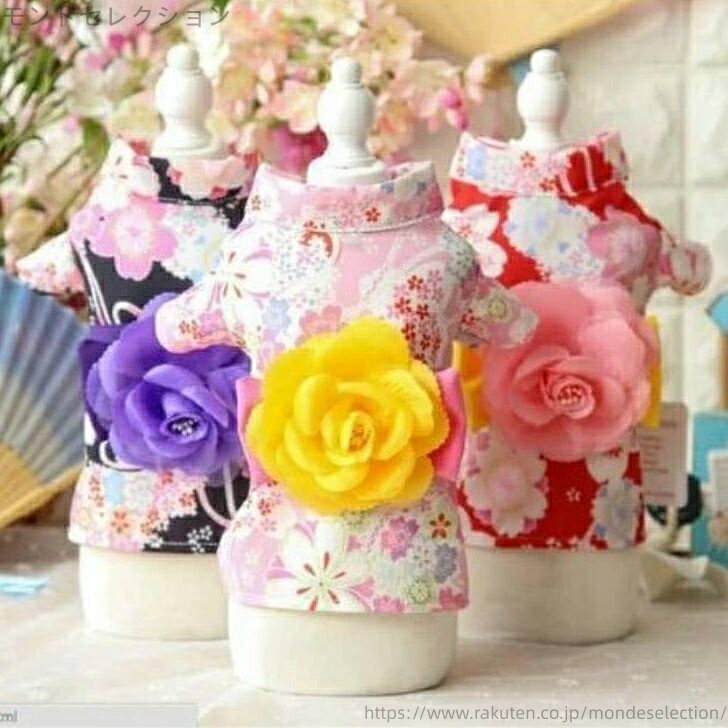 【送料無料】ワンちゃん　ゆかた　ドッグウェア　犬服　ペットウェア　浴衣