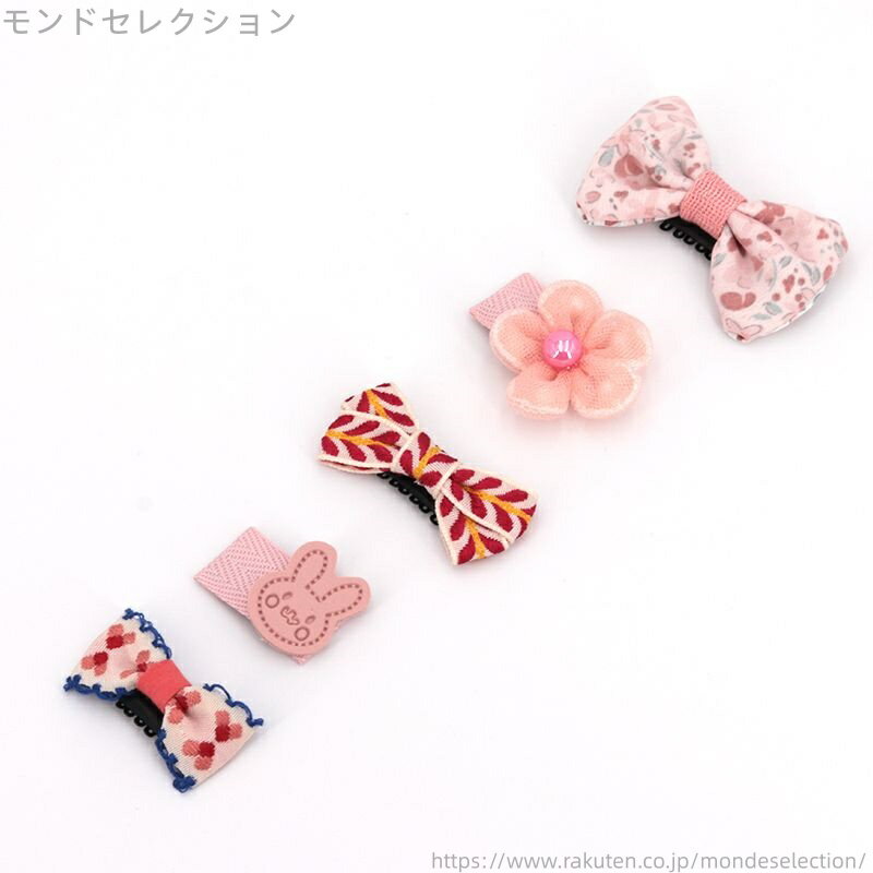 【送料無料】可愛い 軽量 髪留め 髪飾り 蝶結び 猫 犬 キッズ ペット用髪飾り ペット用ヘアリボン ペッ..