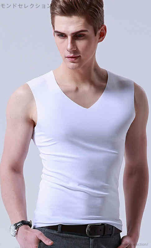 【送料無料】下着 肌着 男性 タンクトップ 速乾 吸汗 シャツ Vネック ノースリーブ ドライ クール タンクトップ インナー メンズ