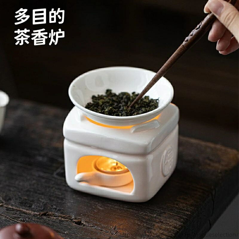 【送料無料】おしゃれ 茶葉用 キャンドルトレイ 小皿 茶こうろ アロマキャンドルホルダー加熱 陶器 ア..