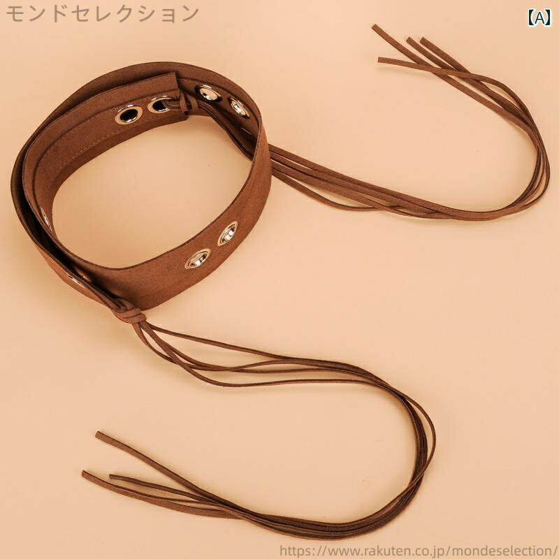 【送料無料】演出 パンツ 結び ウエストバンド おしゃれ コート ワンピース レディース ワイド ベルト 女性(4.0)