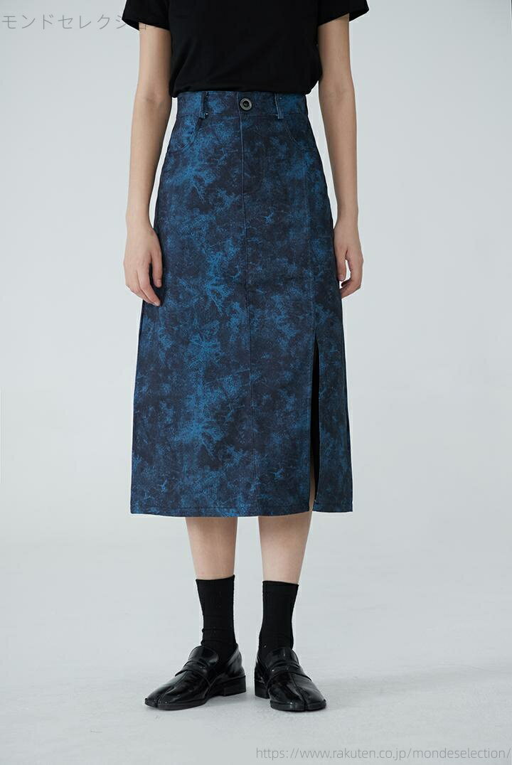 【送料無料】スリット ハイウエスト レトロ(4)