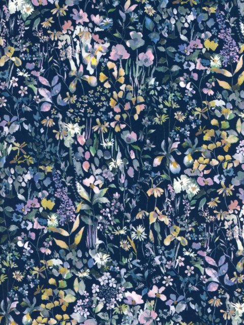 LIBERTYリバティプリントFelda(フェルダ)ネイビー国産カットクロス3631116-YE