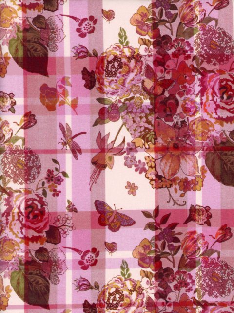 LIBERTYリバティプリントChildhood Collage(チャイルドフッド・コラージュ)ピンク国産カットクロスDC33555-WE