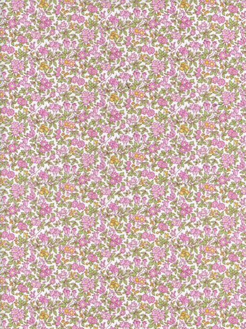 LIBERTY国産過去柄カットクロスピンク