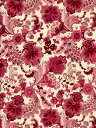 LIBERTY輸入カットクロスワインレッド