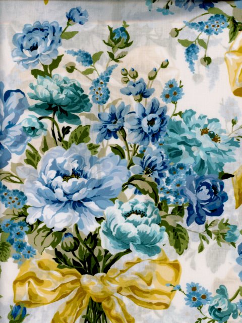 樂天商城 - LIBERTY輸入リバティBow Bouquet(ボウ・ブーケ)ブルーサイズ：135cm巾36374406-B 2024SS LIBERTY FABRICS & BRIDGERTON