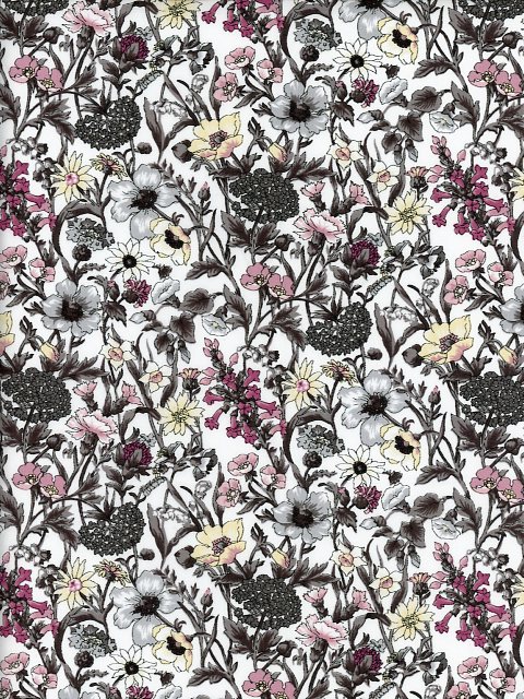 生地LIBERTY FABRICS LIBERTYリバティプリントRachel(レイチェル）国産エターナル柄グレー3636003-ZE